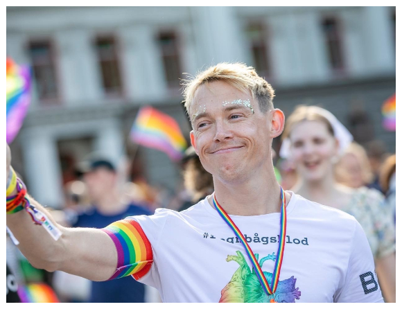 Tobias Ström Foto: Regnbågsblod / Regnbågshjärtan